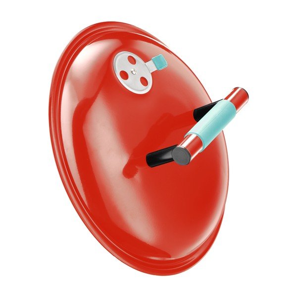 Menší červený prenosný gril Jamie Oliver-image-4