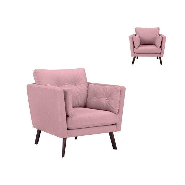 Ružové kreslo Mazzini Sofas Cotton-image-4
