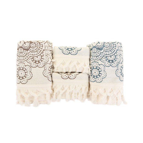 Sada 4 modro-bielych uterákov Marcelo-image-2