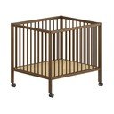 Hnedá detská ohrádka z bukového dreva 95x75 cm Dino – Vipack