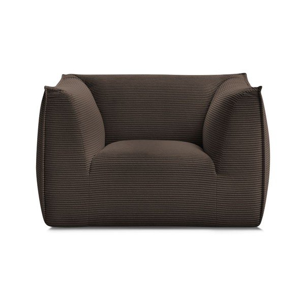 Hnedé menčestrové kreslo Giorgia – Bobochic Paris-image-2