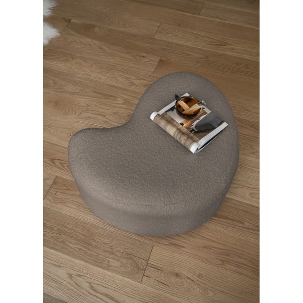 Hnedý taburet z textílie buklé Miuf – Miuform-image-3