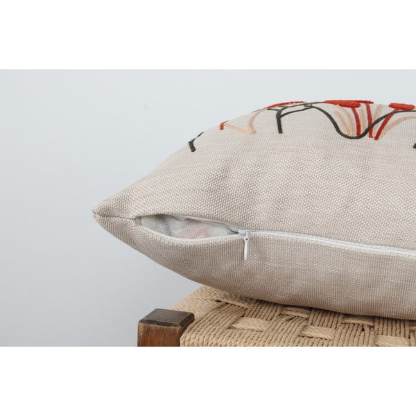 Ľanový dekoračný vankúš 43x43 cm Straw – Mioli Decor-image-4