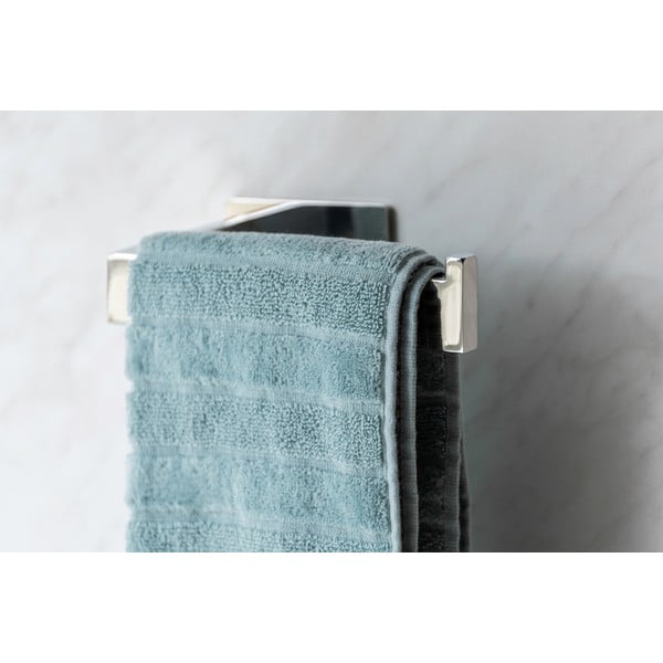 Samodržiaci držiak na uteráky z nerezovej ocele v lesklo striebornej farbe Genova – Wenko-image-3