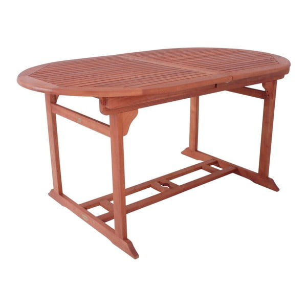 Záhradný jedálenský stôl z eukalyptového dreva 90x150 cm Stockholm – Garden Pleasure