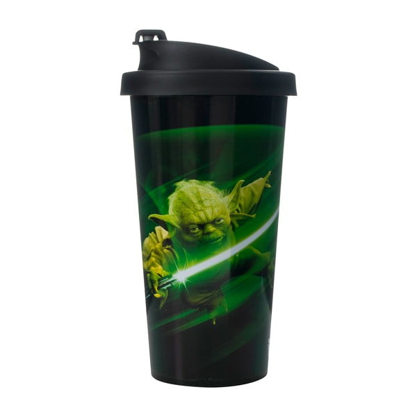 Cestovný pohárik LEGO® Star Wars Yoda, 500 ml