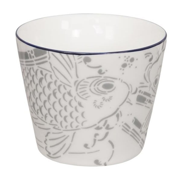 Sivo-biely porcelánový hrnček Tokyo Design Studio Shiki, 180 ml