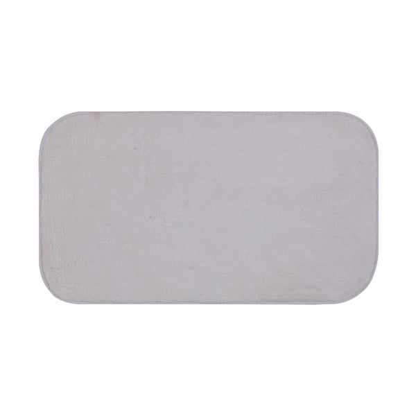 Biela kúpeľňová predložka z bavlny Confetti Calypso, 57 × 100 cm