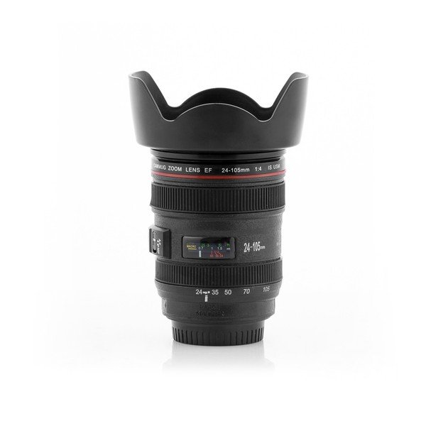 Čierny multifunkčný cestovný hrnček InnovaGoods Lens, 400 ml-image-3