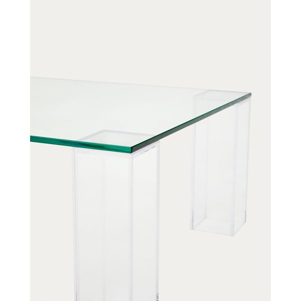 Sklenený konferenčný stolík 60x140 cm Adularia – Kave Home-image-3