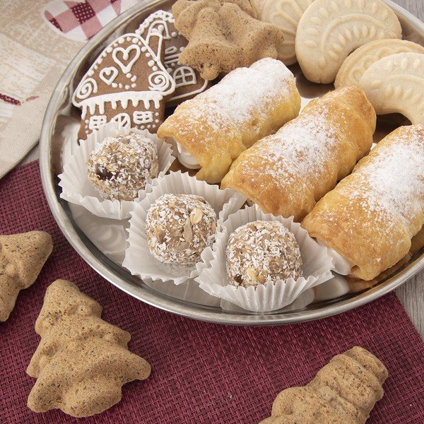 Tácka z nehrdzavejúcej ocele ø 28 cm – Orion-image-1