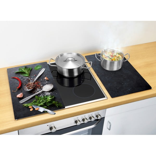 Kryty na sporák z tvrdeného skla v súprave 2 ks 52x30 cm Basil - Allstar-image-1