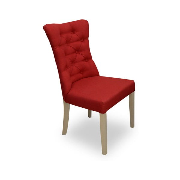 Červená jedálenská stolička Massive Home Viola