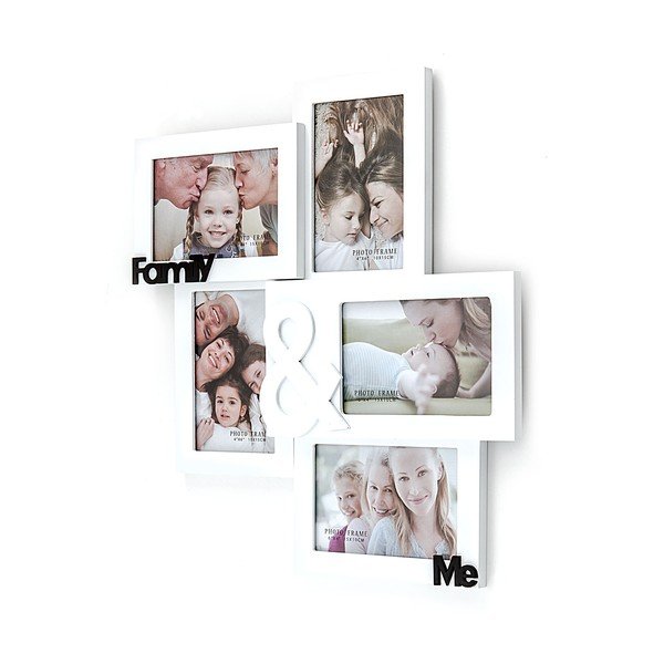 Drevený nástenný fotorámik Tomasucci Family And Me, na fotografie 10 × 15 cm-image-1