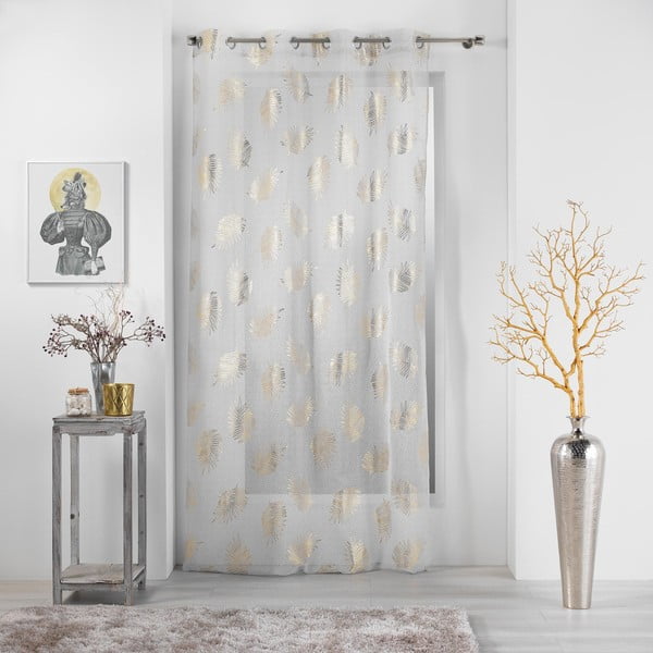 Záclona v béžovej a zlatej farbe 140x280 cm Sunny – douceur d'intérieur-image-2