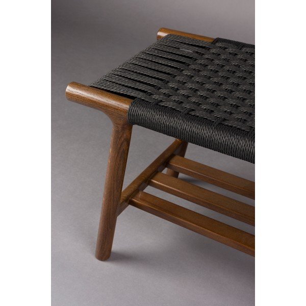 Drevená lavica v tmavo prírodnej farbe Kintaro – Dutchbone-image-1