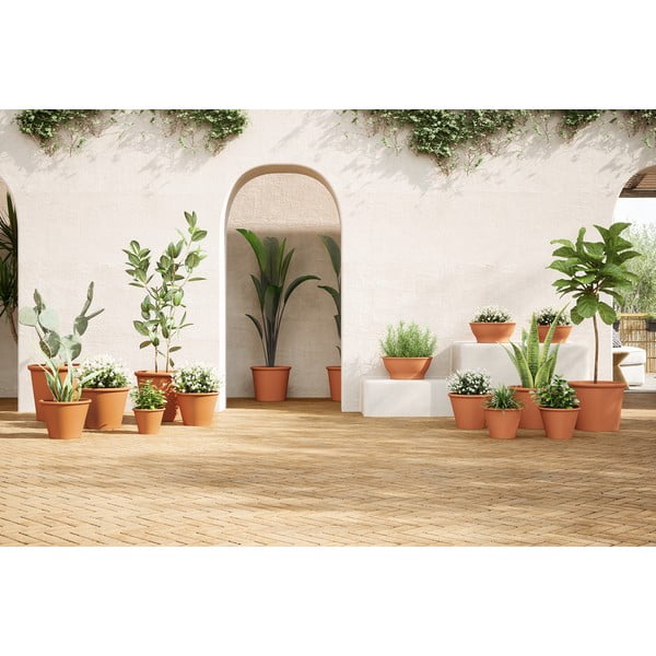 Kvetináč z terakoty ø 39 cm Saramago Cilindro – Artevasi-image-2