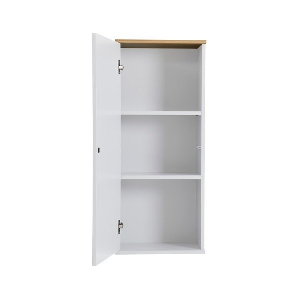 Biela jednodverová vitrína Tenzo Dot, výška 95 cm-image-3