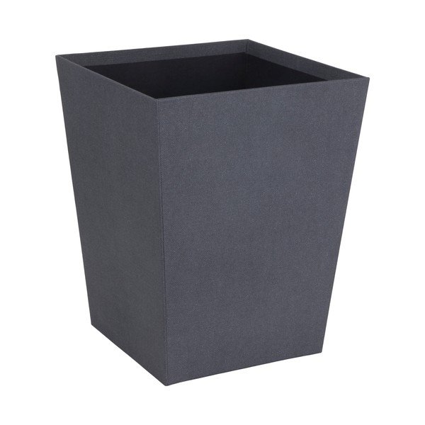 Čierny odpadkový kôš Sofia Canvas Paper Laminate – Bigso-image-3