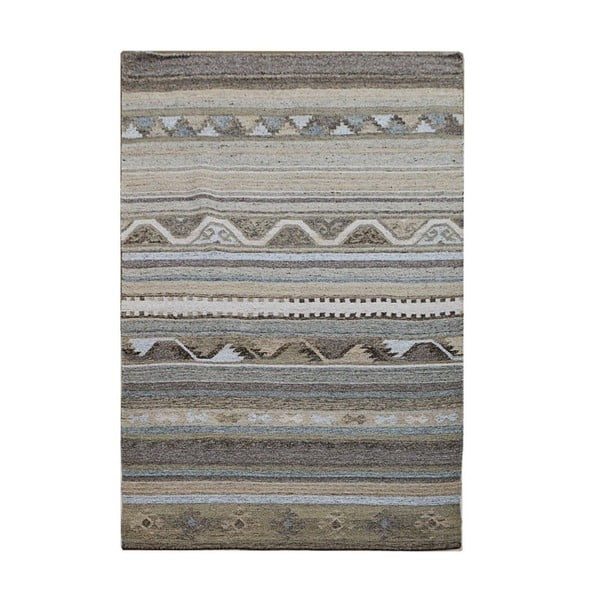 Ručne tkaný koberec Bakero Kilim Natural 33, 240 x 155 cm