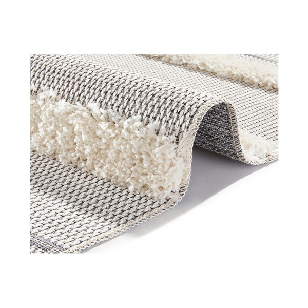 Sivý koberec Mint Rugs Handira Stripes, 77 × 150 cm-image-1