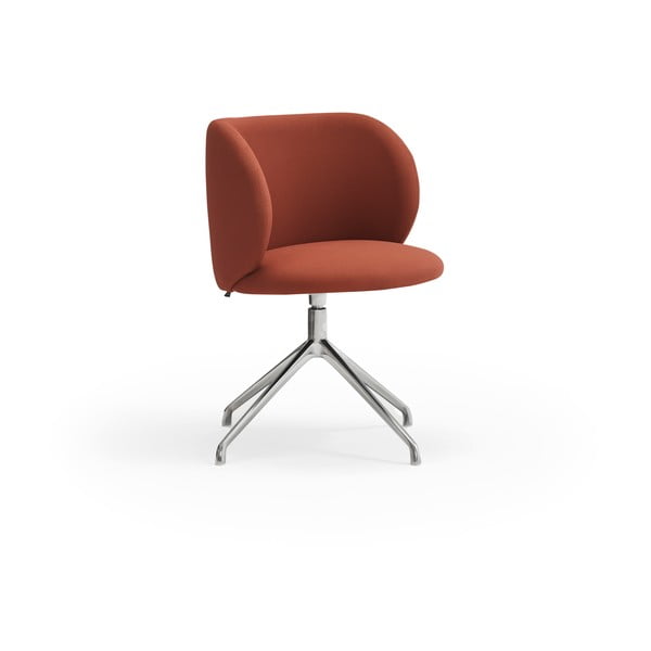 Otočné jedálenské stoličky v súprave 2 ks v tehlovej farbe Mogi – Teulat