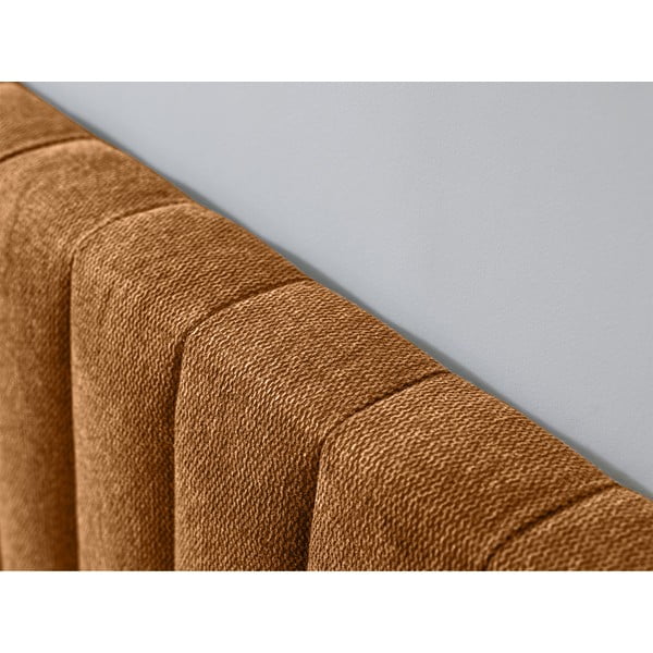 Dvojlôžková posteľ s roštom 160x200 cm v medenej/prírodnej farbe Oceane – Bobochic Paris-image-4