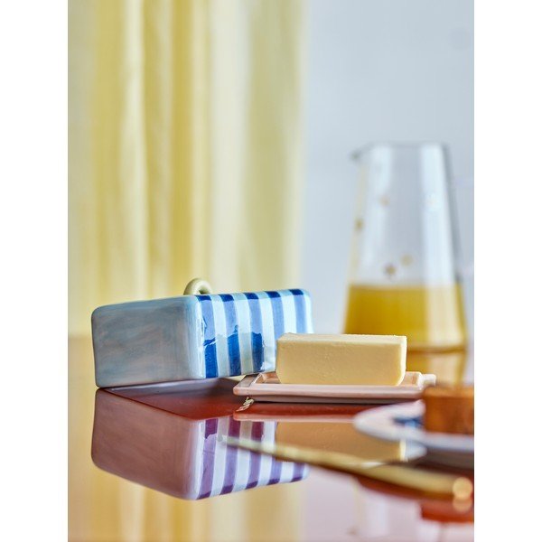 Modrá keramická nádobka na maslo Phoenix – Bloomingville-image-4