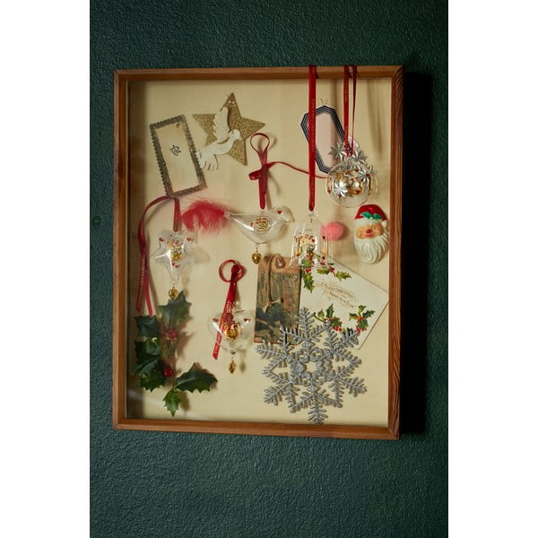 Sklenená ručne fúkaná vianočná ozdoba ø 6,5 cm Ann-Sofi Romme Annual Christmas Bauble 2025 – Holmegaard-image-3