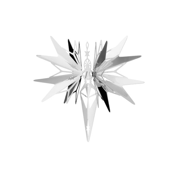 Závesná vianočná dekorácia v striebornej farbe Kähler Design Christmas Angel-image-2