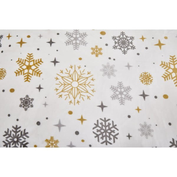 Krémovobiele mikroplyšové obliečky na jednolôžko 140x200 cm Magic – My House-image-4