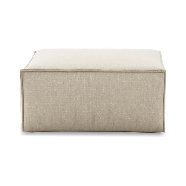 Béžový puf Cosmopolitan Design Miami, 65 × 65 cm-image-2