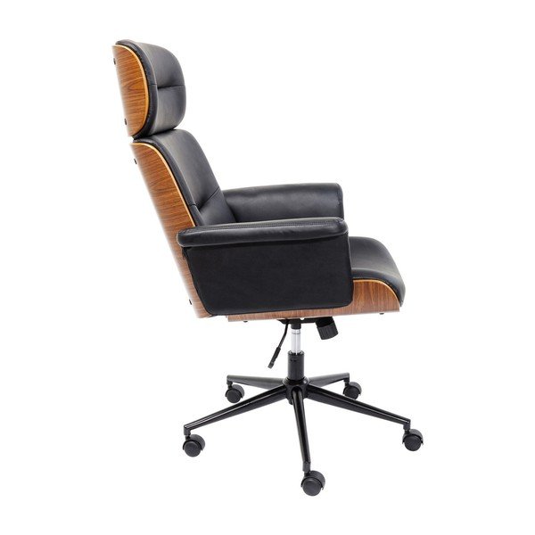 Čierna kancelárska stolička Kare Design Check Out-image-2