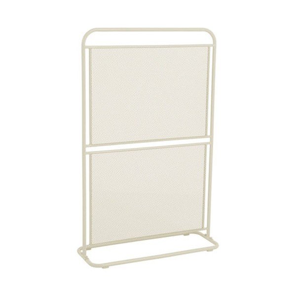 Biela/béžová kovová balkónová zástena 80x124 cm MWH – Garden Pleasure