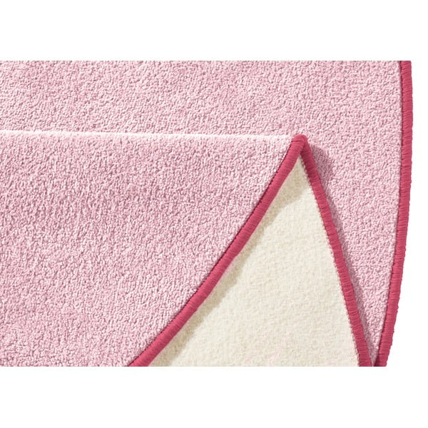 Svetloružový okrúhly koberec ø 133 cm Fancy – Hanse Home-image-3