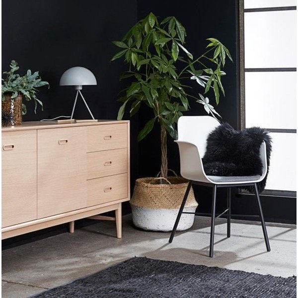 Biela jedálenská stolička Unique Furniture Wrestler-image-1