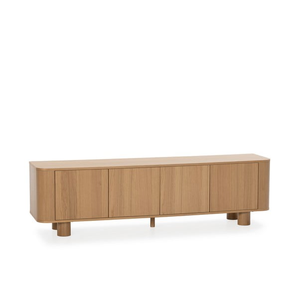 TV stolík v dekore duba v prírodnej farbe 180x50,5x40 cm Padoc – MOME-image-3