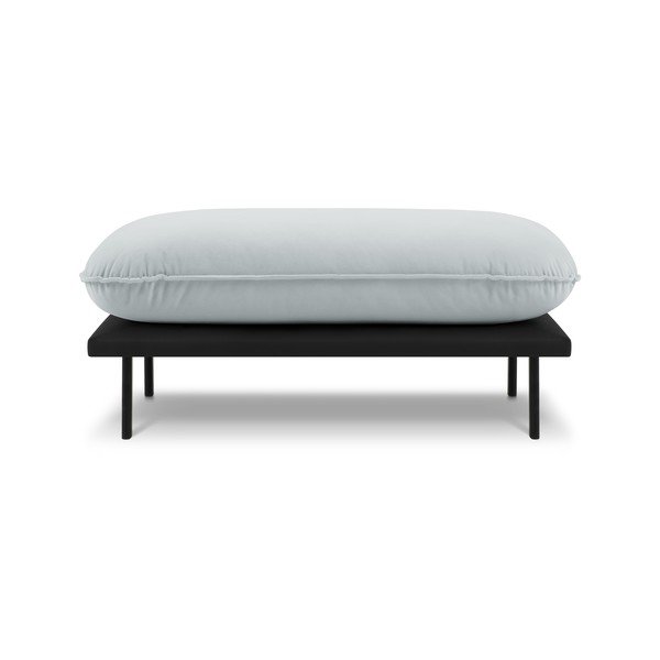 Svetlosivý zamatový taburet Auguste – Interieurs 86-image-2