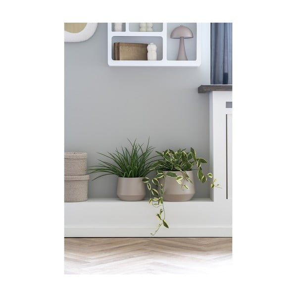 Kovové obaly na kvetináče v súprave 2 ks ø 25 cm Trofa – House Nordic-image-1