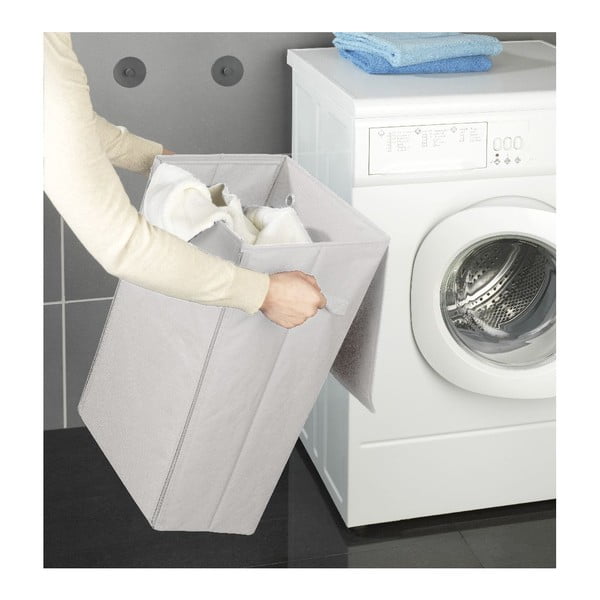 Béžový závesný kôš na bielizeň Wenko Turbo-Loc, 30 l-image-2
