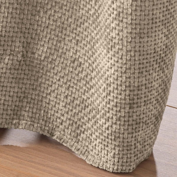 Svetlohnedý záves zo ženilky 140x260 cm Leo – douceur d'intérieur-image-4