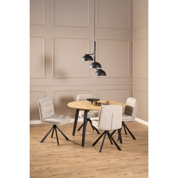 Okrúhly jedálenský stôl s doskou v dubovom dekore ø 120 cm Cadiz – Actona-image-3