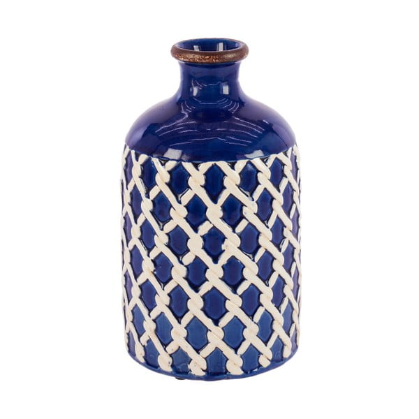 Keramická váza InArt Seaside, modrá