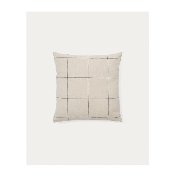 Obliečka na vankúš s prímesou ľanu 45x45 cm Ayame – Kave Home-image-3