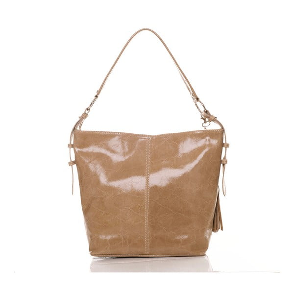 Kožená kabelka Hobo Taupe-image-3