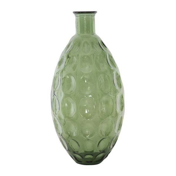 Zelená váza z recyklovaného skla Mauro Ferretti Ball, ⌀ 26 cm