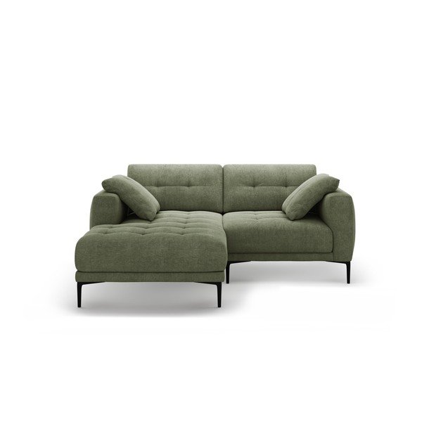 Zelená rohová pohovka (ľavý roh/s leňoškou) Bemy – Micadoni 