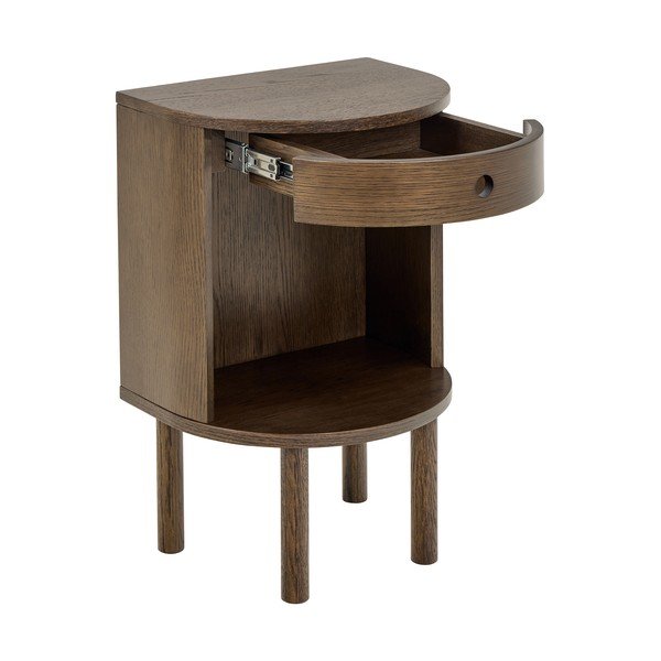 Nočný stolík v dekore duba v tmavoprírodnej farbe Paron – Actona-image-3