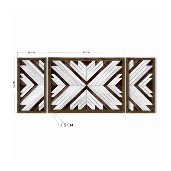 Obrazy v súprave 3 ks 70x50 cm – Wallity-image-3