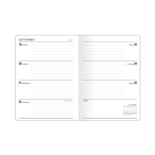 Diár A5 Go Stationery Gold Polka Cream-image-1